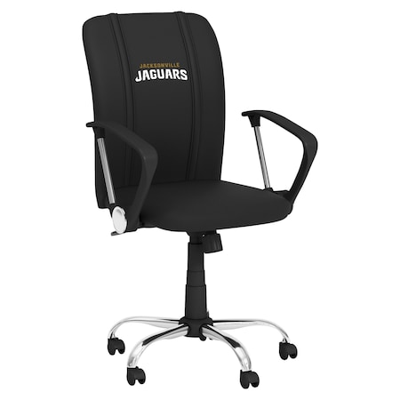 Curve Task Chair With Jacksonville Jaguars Secondary Logo